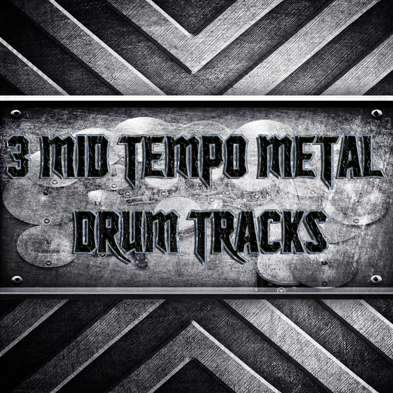 3 Mid Tempo Metal Drum Tracks - Arnaud Krakowka