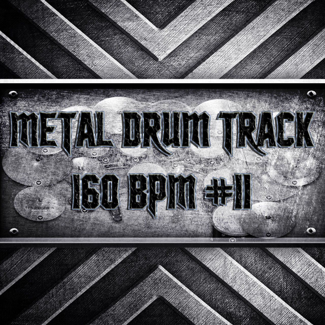 Simple Straight Metal Drum Track 160 BPM Arnaud Krakowka