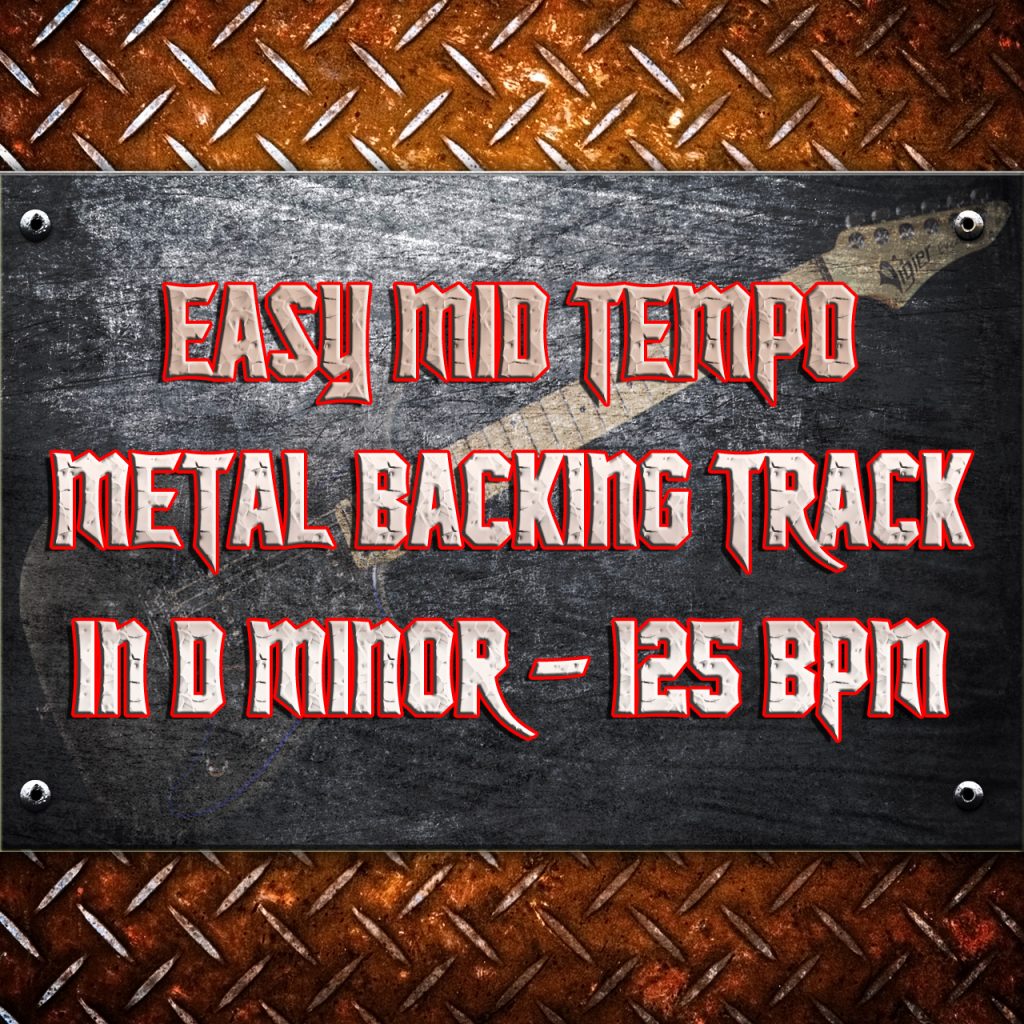Southern Metal Backing Track (Bass & Drums) in C Minor 130 BPM
