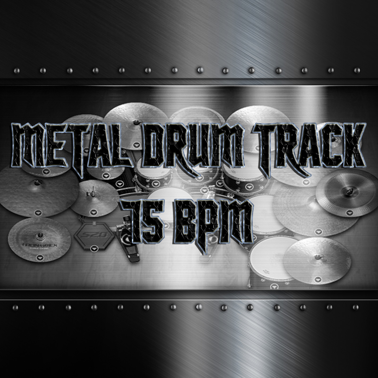 Black Sabbath Style Metal Drum Track 75 BPM | Preset 3.0